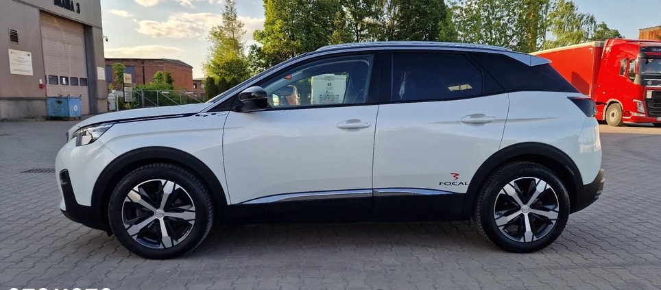 Peugeot 3008 cena 88888 przebieg: 64520, rok produkcji 2017 z Piaski małe 781